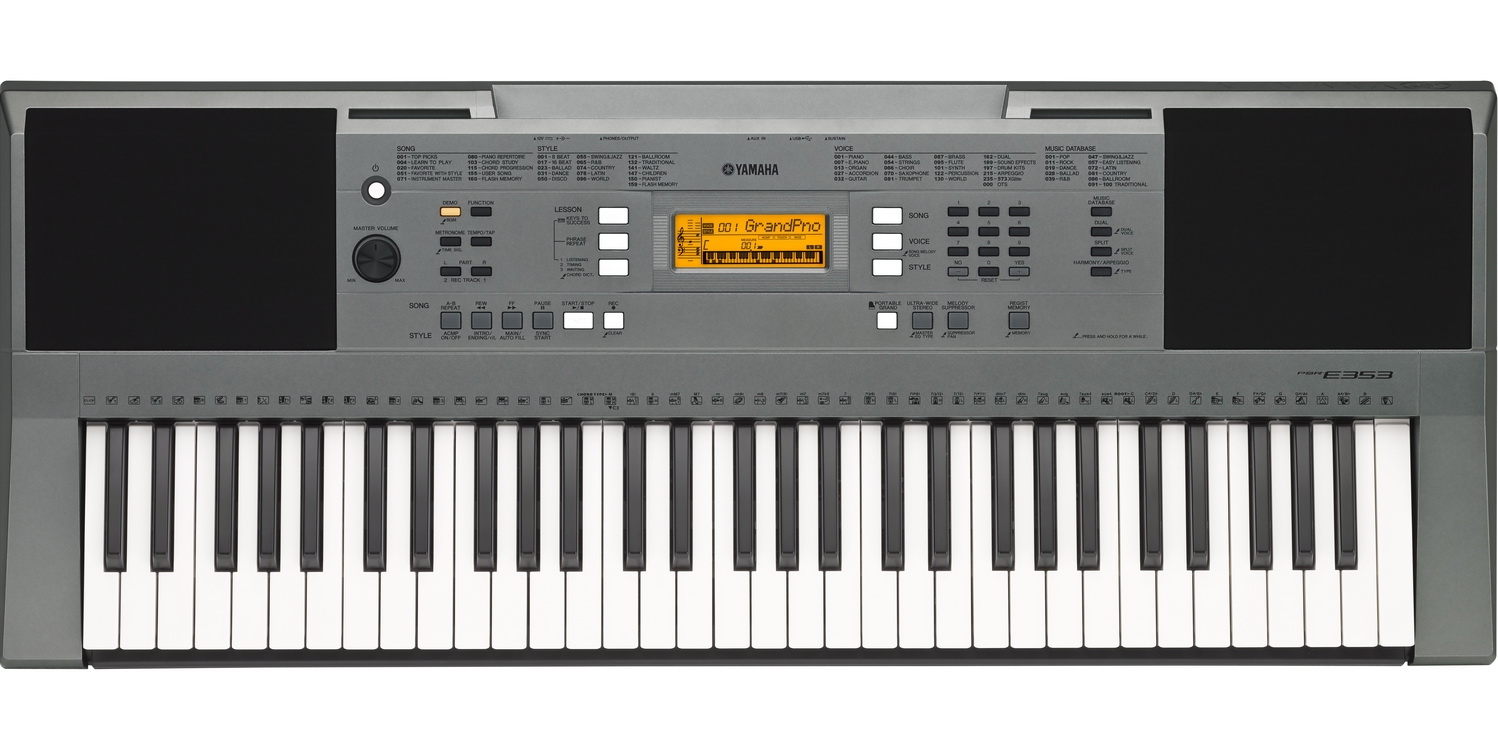синтезатор Yamaha PSR-R353 с функцией обучения