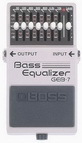 Графический басовый 7-ми полосный эквалайзер Boss GEB7