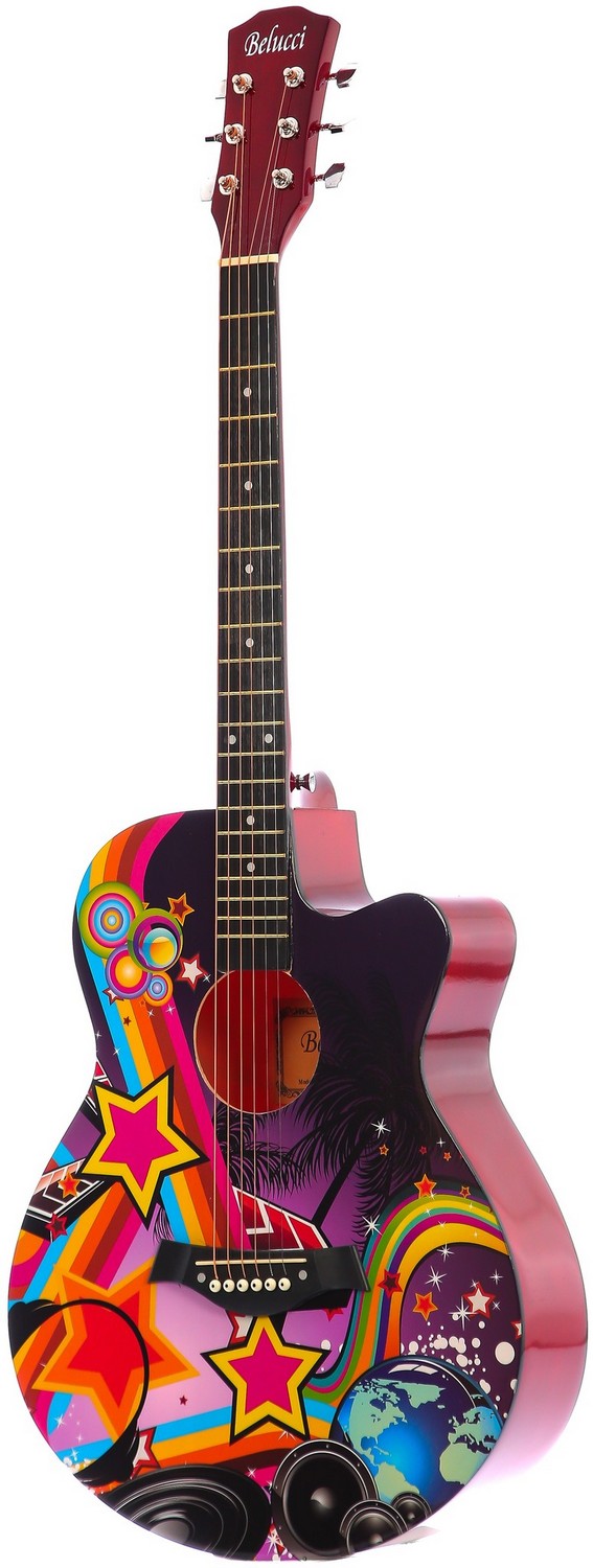 Акустическая гитара Belucci BC4040 1571 (Rainbow)
