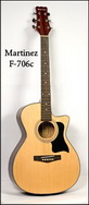 Акустическая гитара MARTINEZ F-706C
