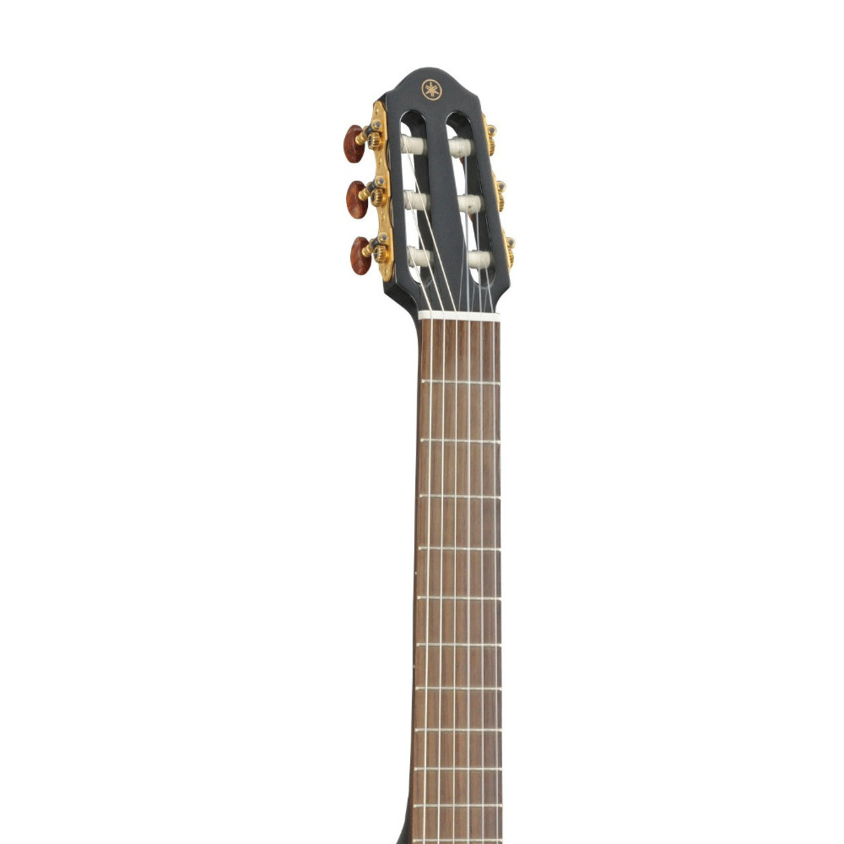 Электроклассическая гитара сайлент Yamaha SLG110N BLACK METALLIC