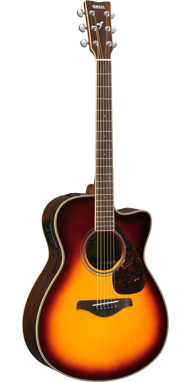 Электроакустическая гитара Yamaha FSX830C BROWN SUNBURST