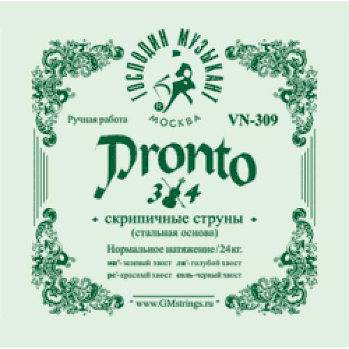 Струны для скрипки Господин Музыкант PRONTO 3/4 VN309