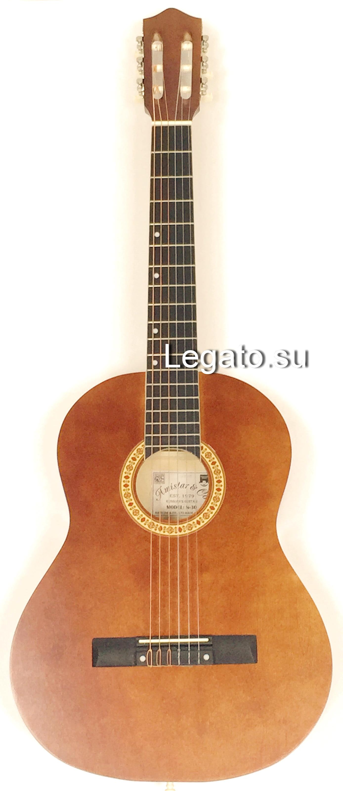 Классическая гитара Амистар Н-30 МАХ.(N-30) цвет махагони