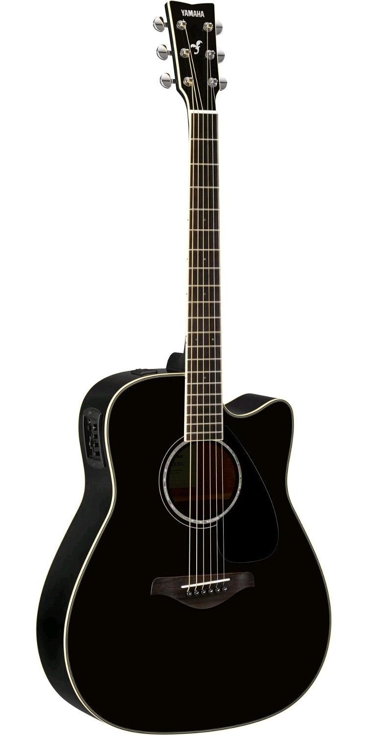 Электроакустическая гитара Yamaha FGX830C BLACK