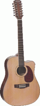 Двенадцатиструнная гитара Clevan CD-612C