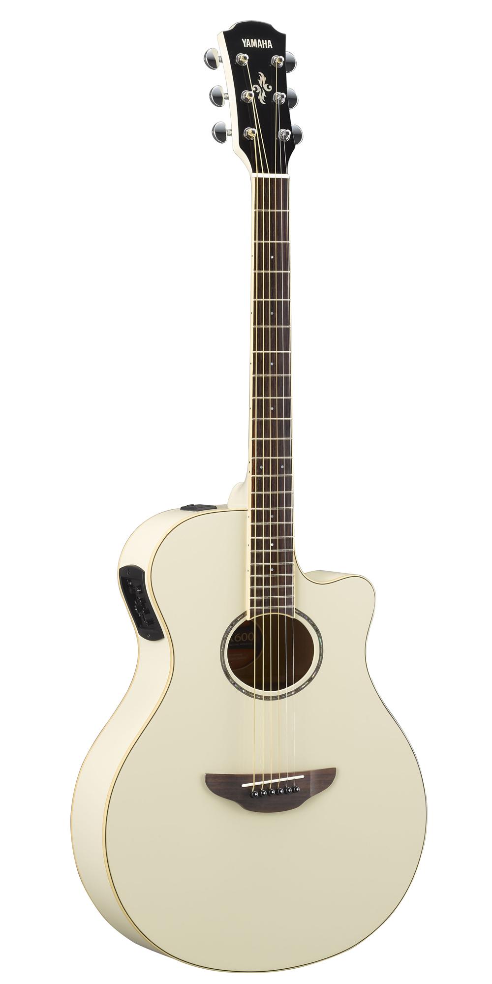 Электроакустическая гитара Yamaha APX600 VINTAGE WHITE