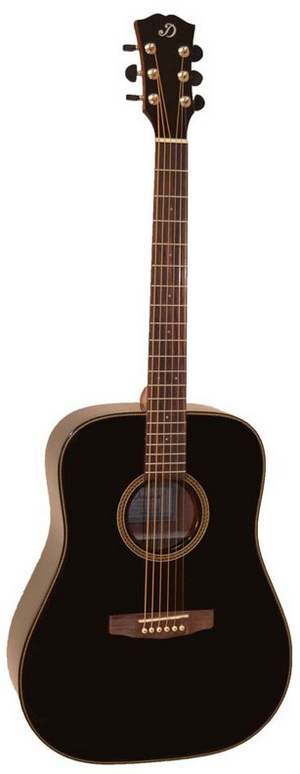 Акустическая гитара Dowina D555 CED-LE BK