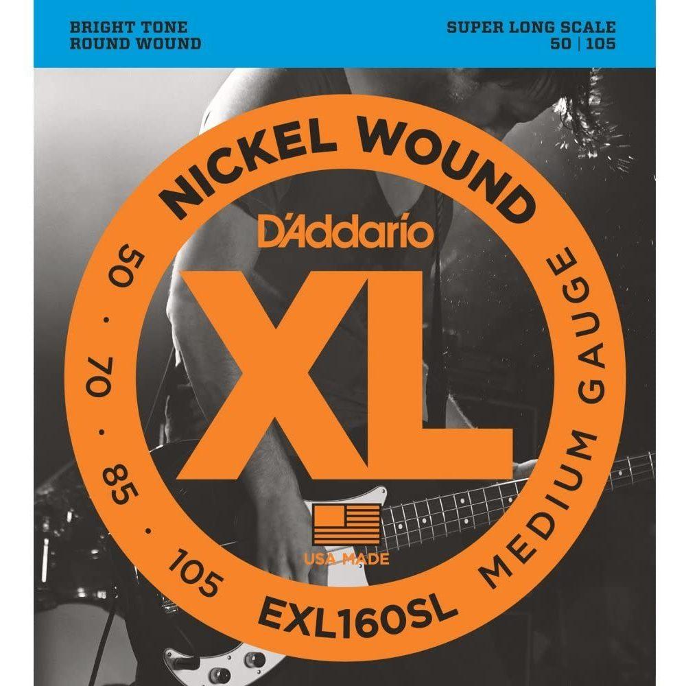 Струны для бас-гитары D'Addario EXL-160SL