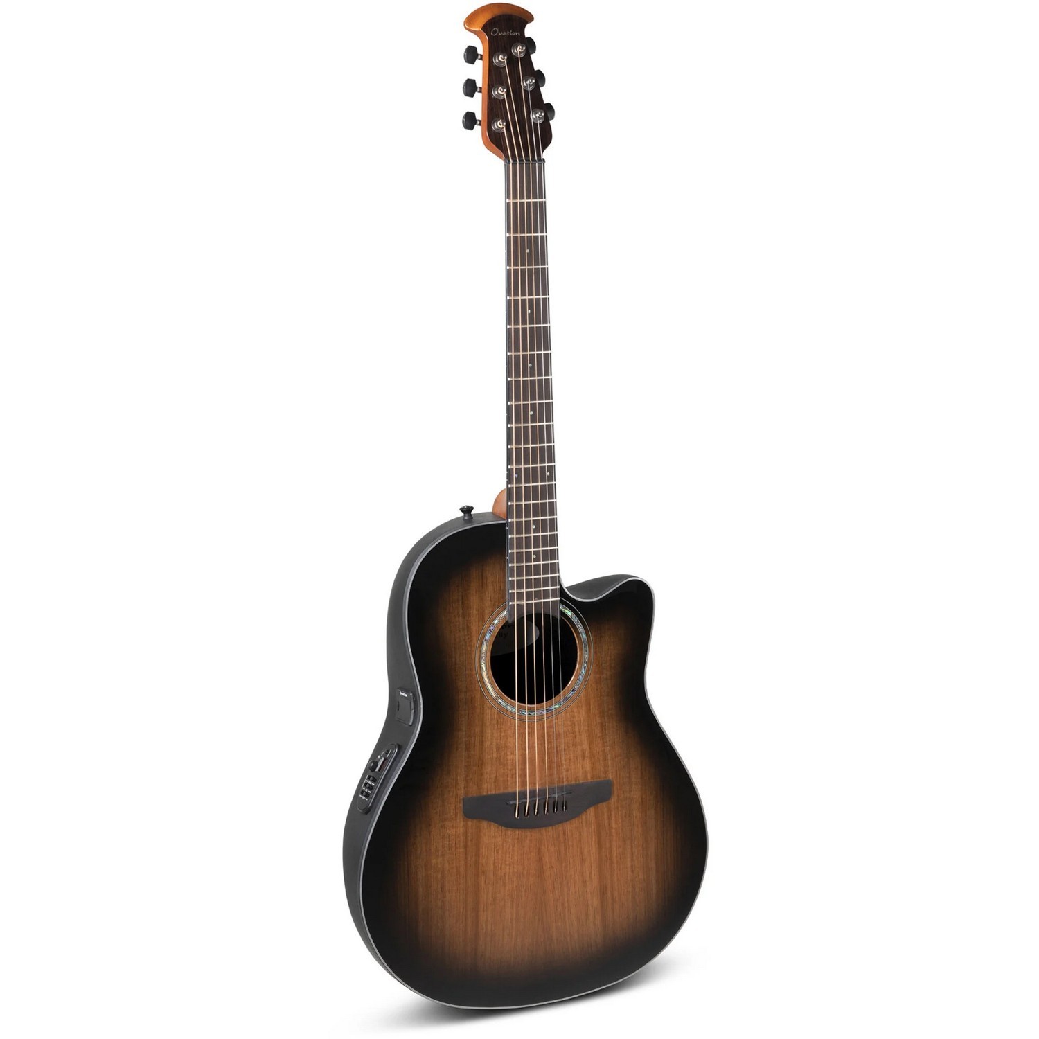 Электроакустическая гитара OVATION CS24P-ABLKW-G Celebrity Standard Plus Mid Cutaway Australian Blackwood