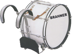 Маршевый бас-барабан BRAHNER MBD-2812/WH