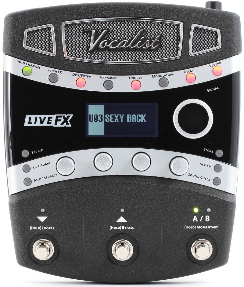 Вокальный процессор Digitech VLFX Vocalist LIVE FX