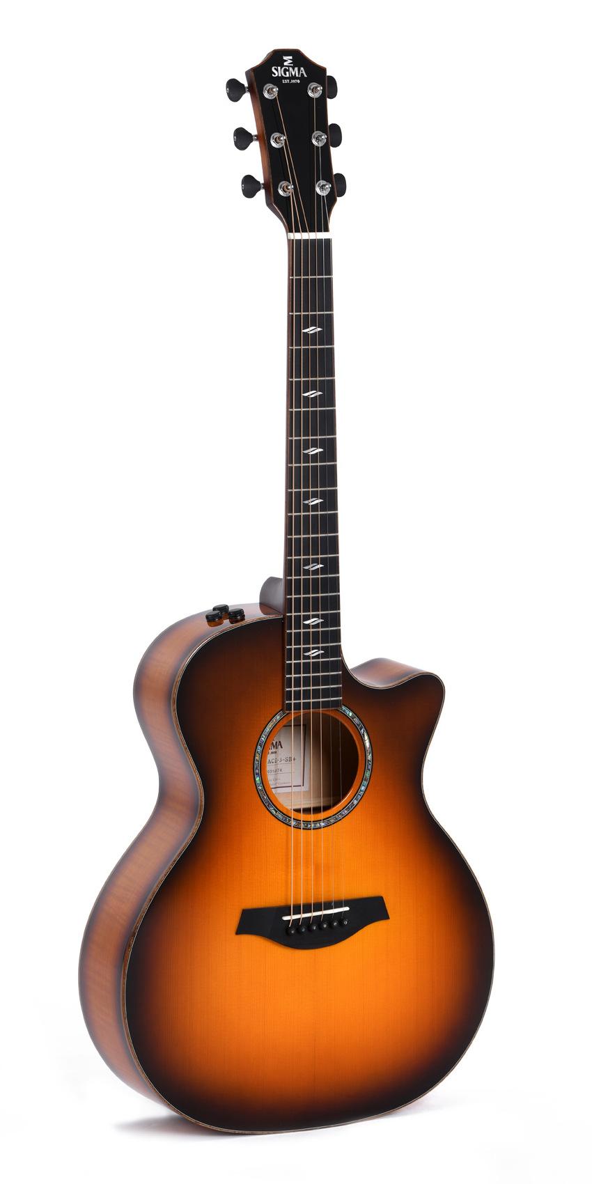 Электроакустическая гитара Sigma GACE-3-SB+