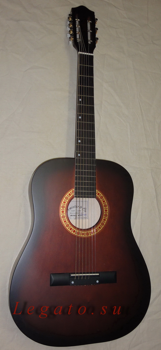 Семиструнная гитара Амистар М-51 темный санбёрст