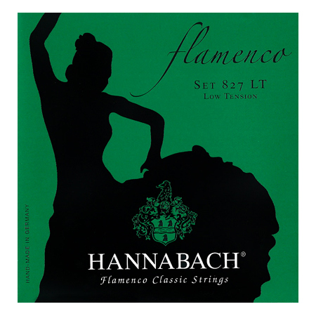 Струны для классической гитары Hannabach 827LT Green FLAMENCO