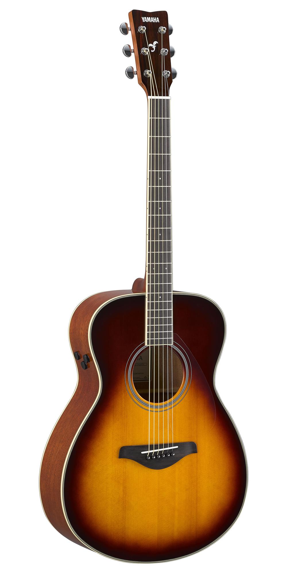 Электроакустическая гитара Yamaha FS-TA BROWN SUNBURST