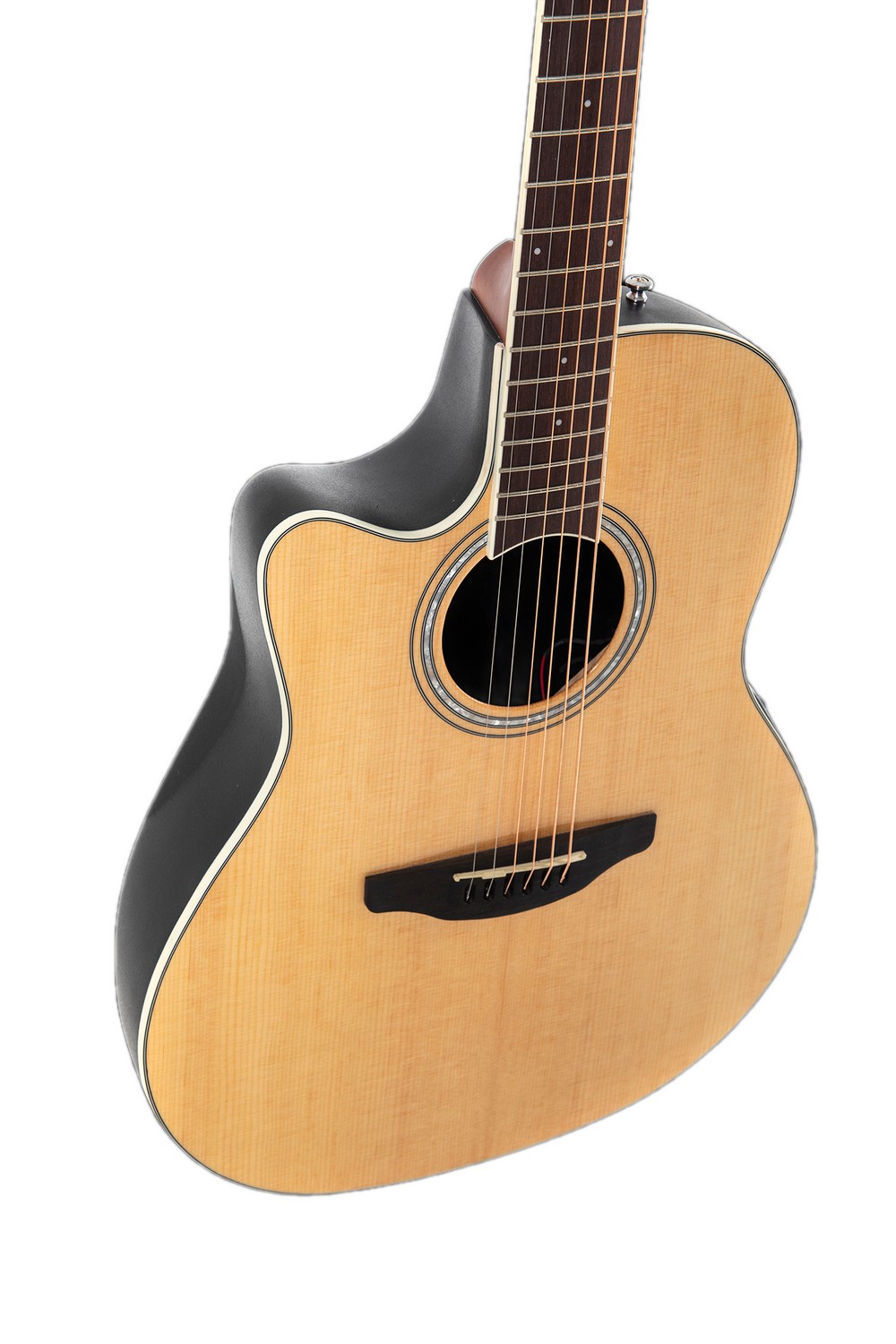 Электроакустическая леворукая гитара OVATION CS24L-4G Celebrity Standard Mid Cutaway Natural