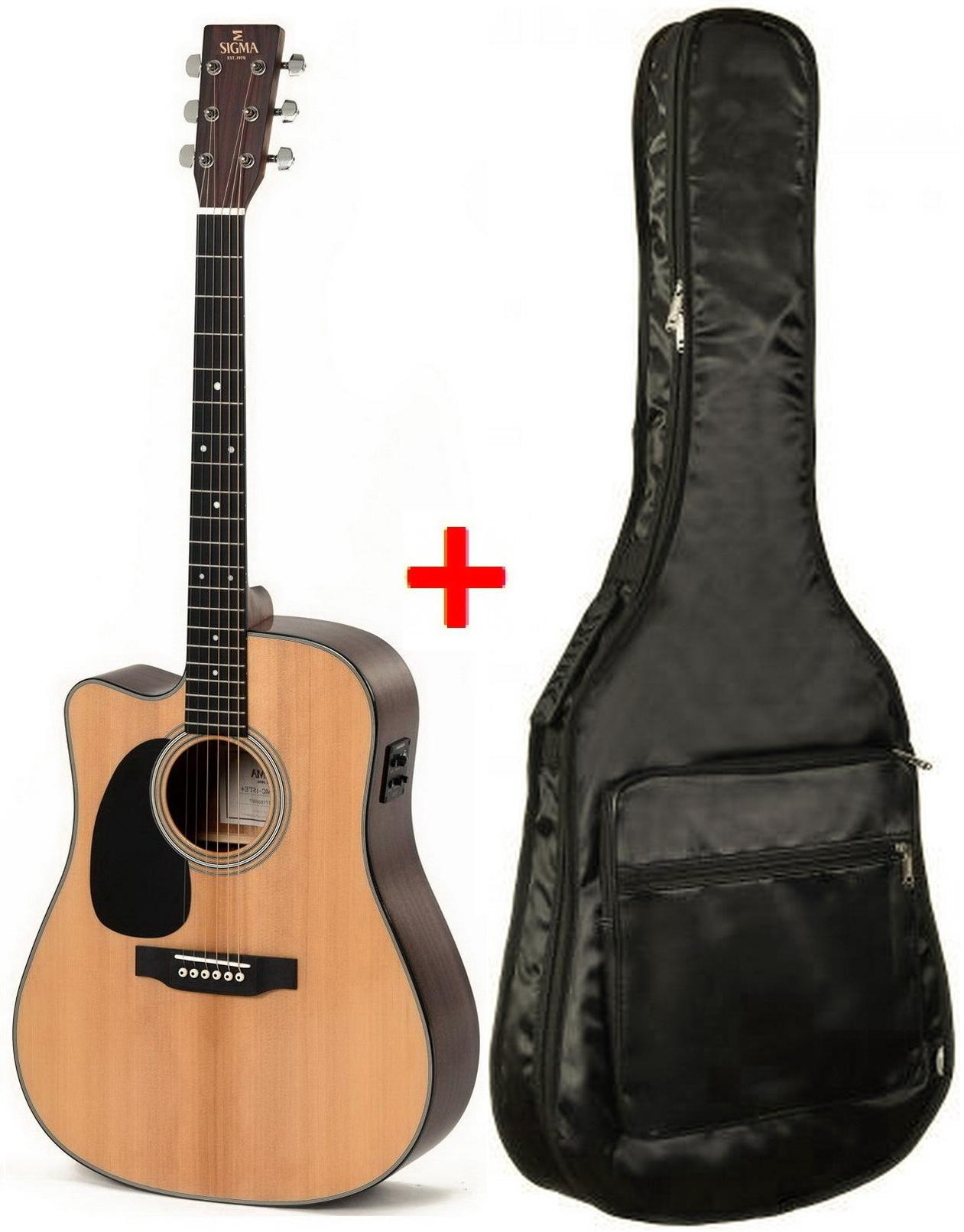 Электроакустическая гитара Sigma DMC-1EL with bag