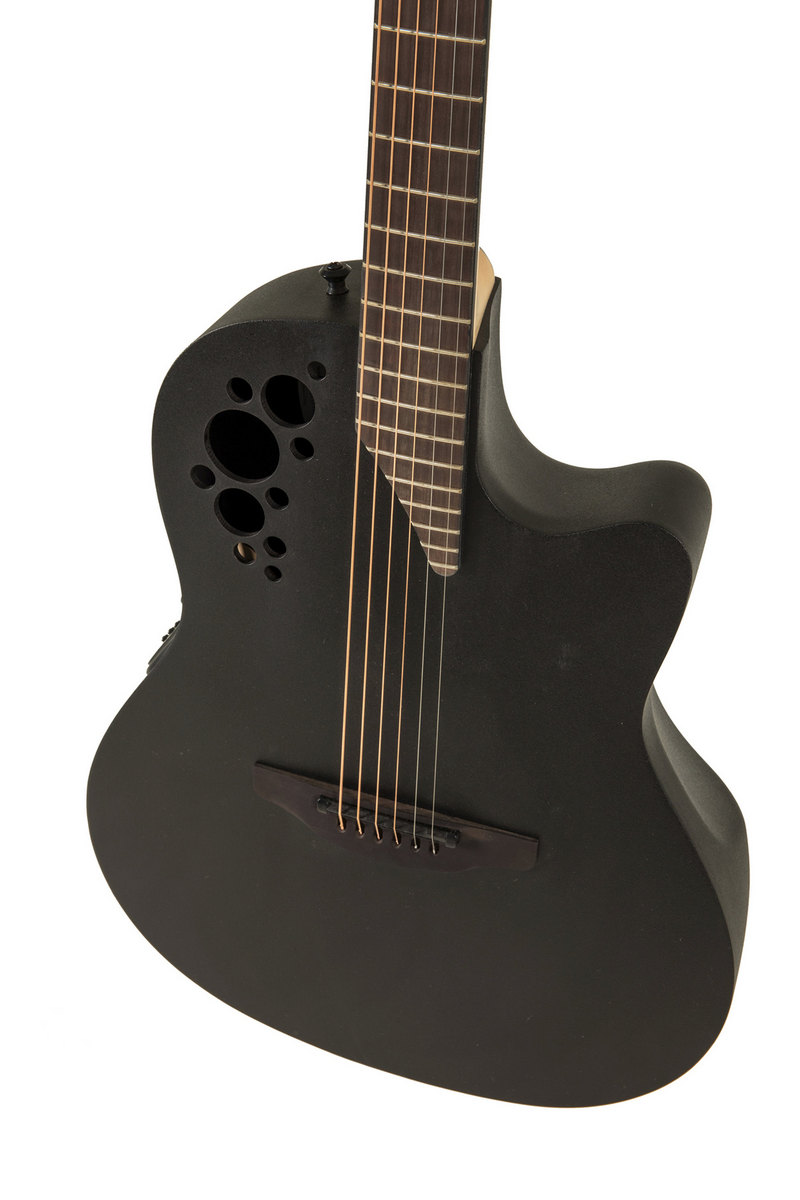 Электроакустическая гитара OVATION 2078TX-5-G Elite TX Deep Contour Cutaway Black Textured