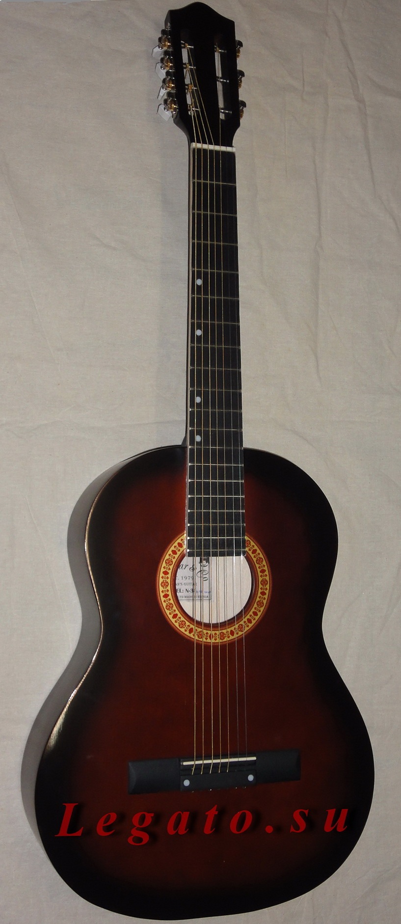 Семиструнная гитара Амистар H-31 темный санбёрст