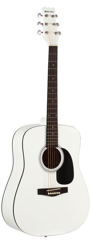 Акустическая гитара MARTINEZ FAW-702/WH