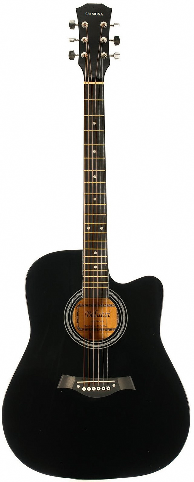 Акустическая гитара CREMONA D-685C/BK
