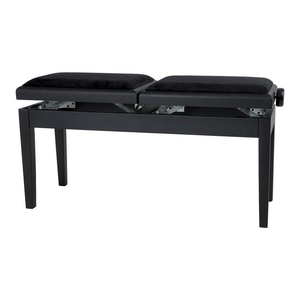 Банкетка GEWA Piano bench Deluxe Double Black matt