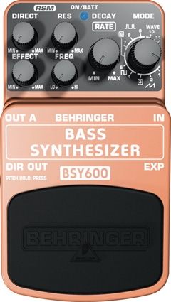 Педаль эффектов синтезатор для бас-гитар BEHRINGER BSY600