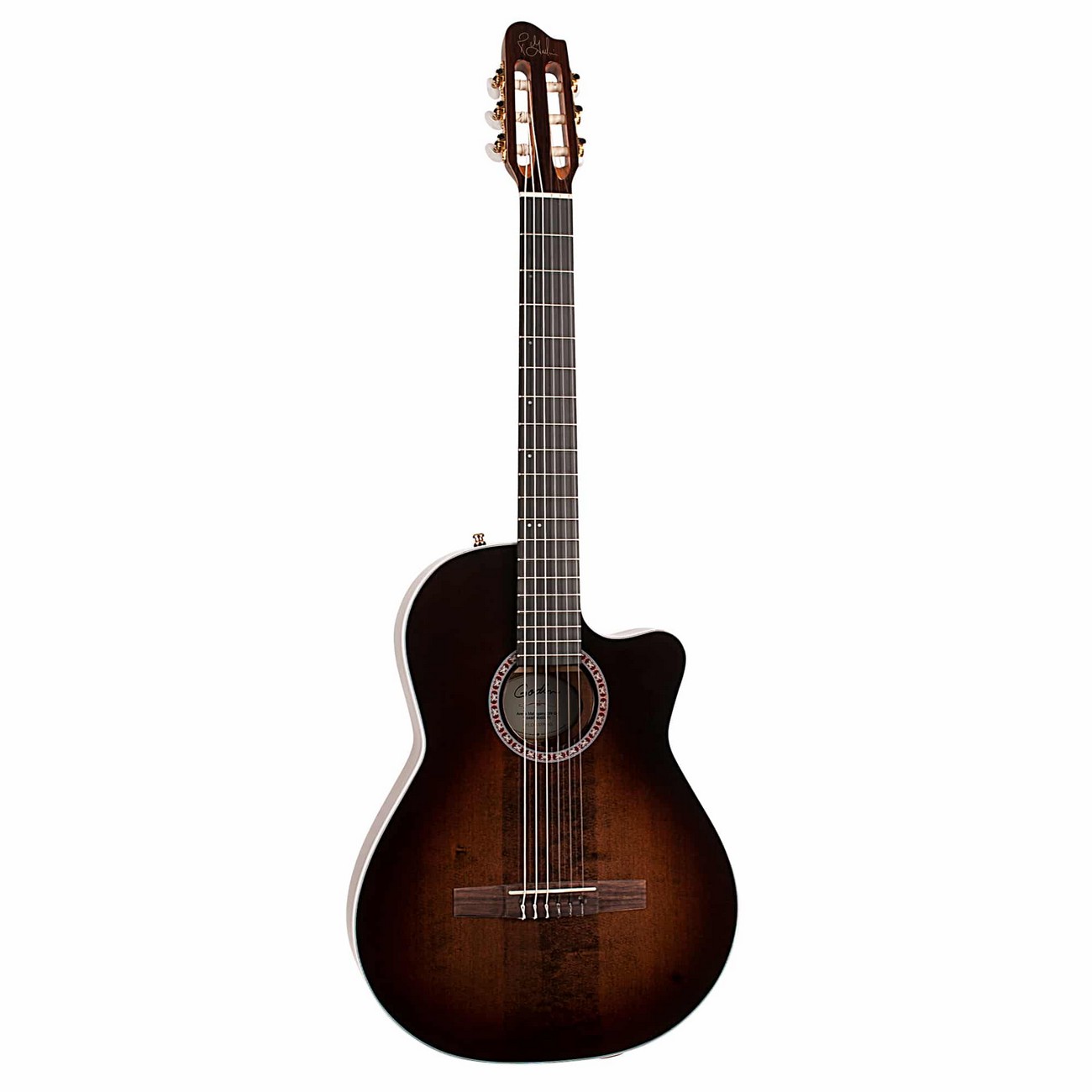 Электроклассическая гитара Godin ARENA PRO CW BOURBON BURST CRESCENT II
