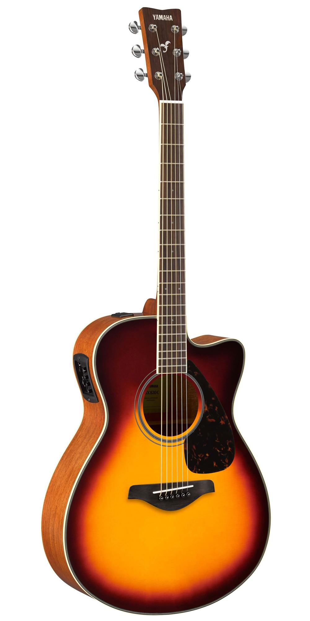 Электроакустическая гитара Yamaha FSX820C BROWN SB