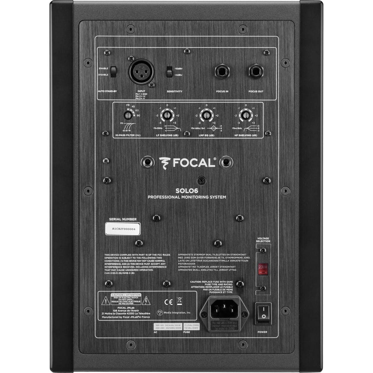 Студийный монитор FOCAL Solo6 Black