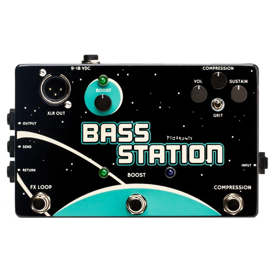 Педаль эффектов PIGTRONIX BSC Bass Station Custom Shop Pedal