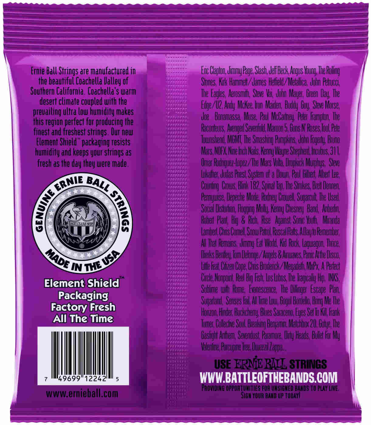 Струны для электрогитары Ernie Ball 2242