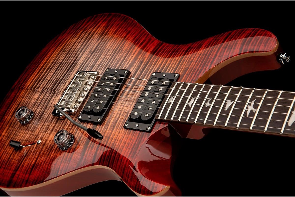 Электрогитара PRS SE Custom 24 Charcoal Cherryburst