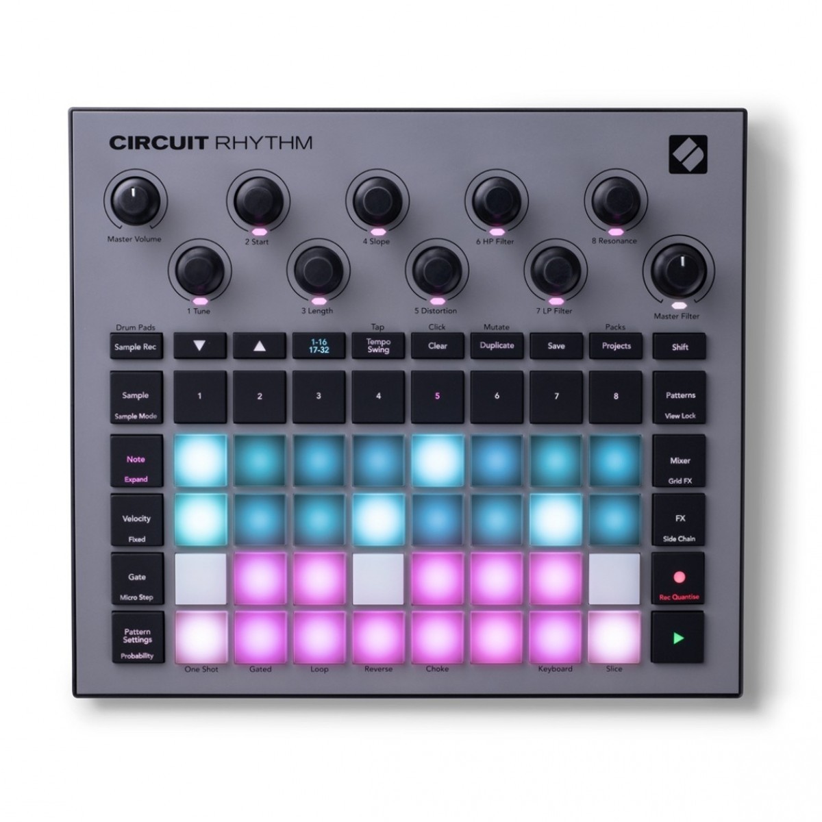 Сэмплер-грувбокс Novation Circuit Rhythm