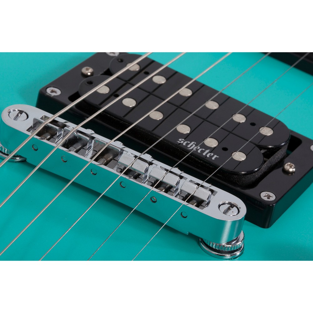 Электрогитара Schecter C-6 Deluxe SAQ Satin Aqua