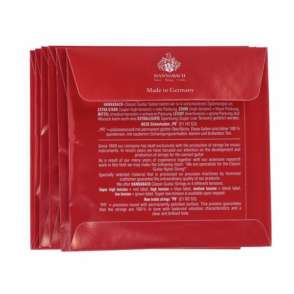 Струны для классической гитары Hannabach 800SHT