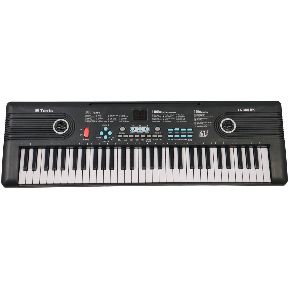 Синтезатор TERRIS TK-150 BK