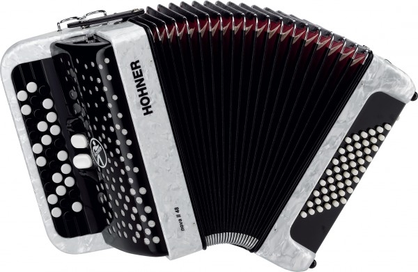 Баян Hohner Nova II 48 1/2 (белый)