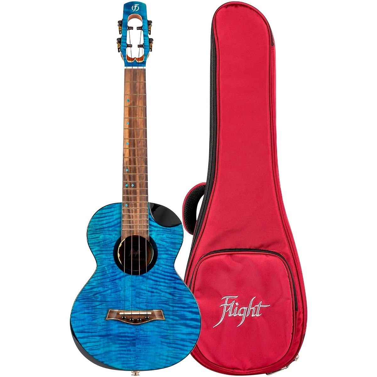 Электро-укулеле FLIGHT COMET TENOR EQ-A Blue