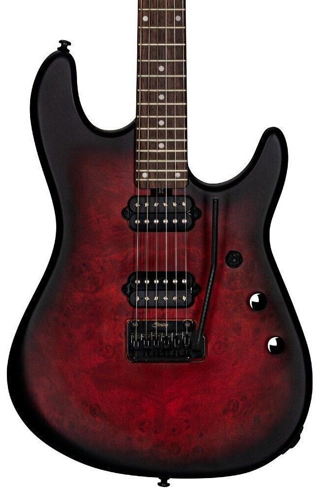 Электрогитара Sterling By MusicMan Jason Richardson6 Dark Scarlet Burst Satin