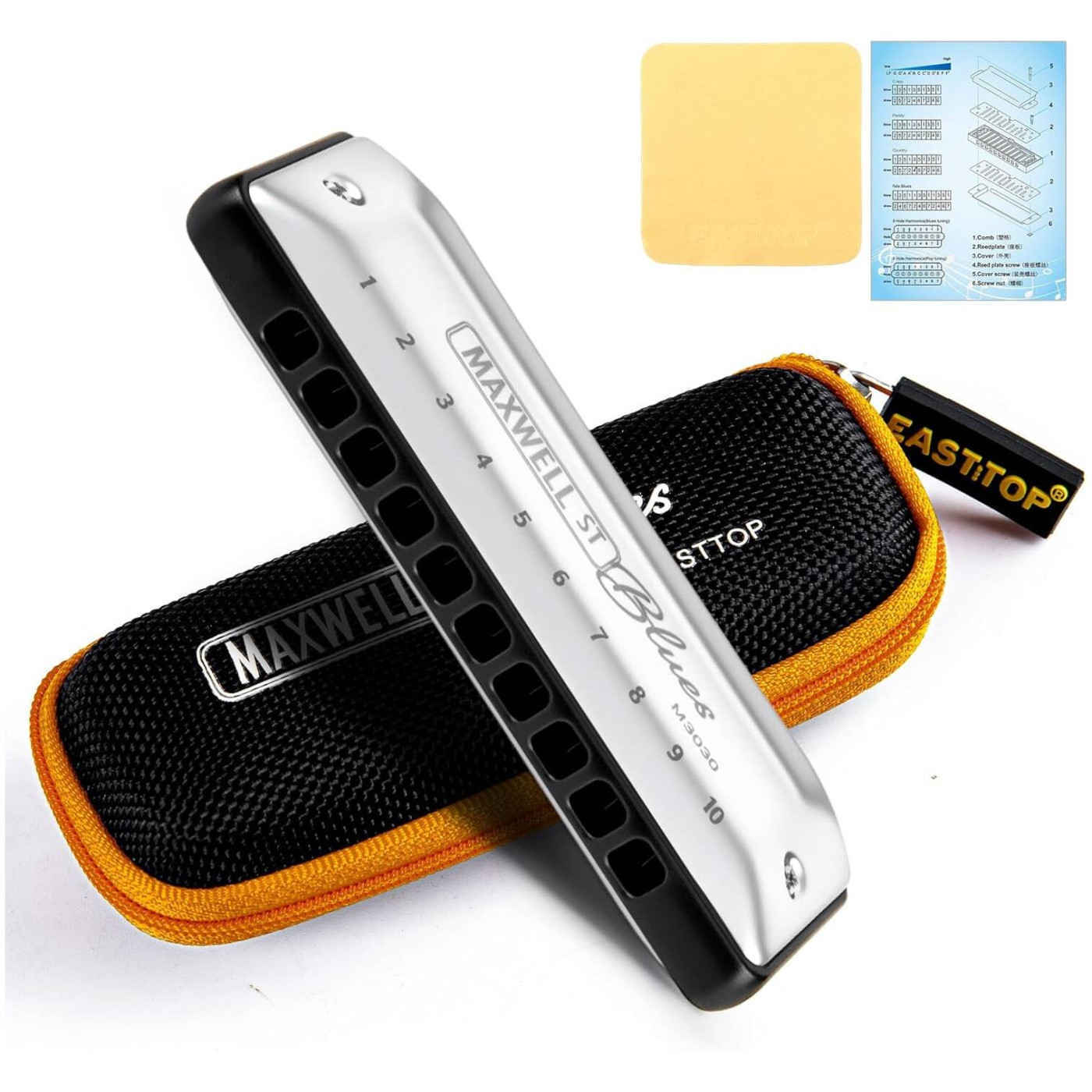Губная гармошка EASTTOP MS030 G