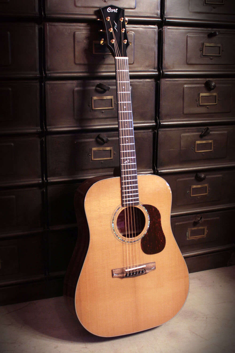 Акустическая гитара Cort GOLD-D6-WCASE-NAT Gold Series