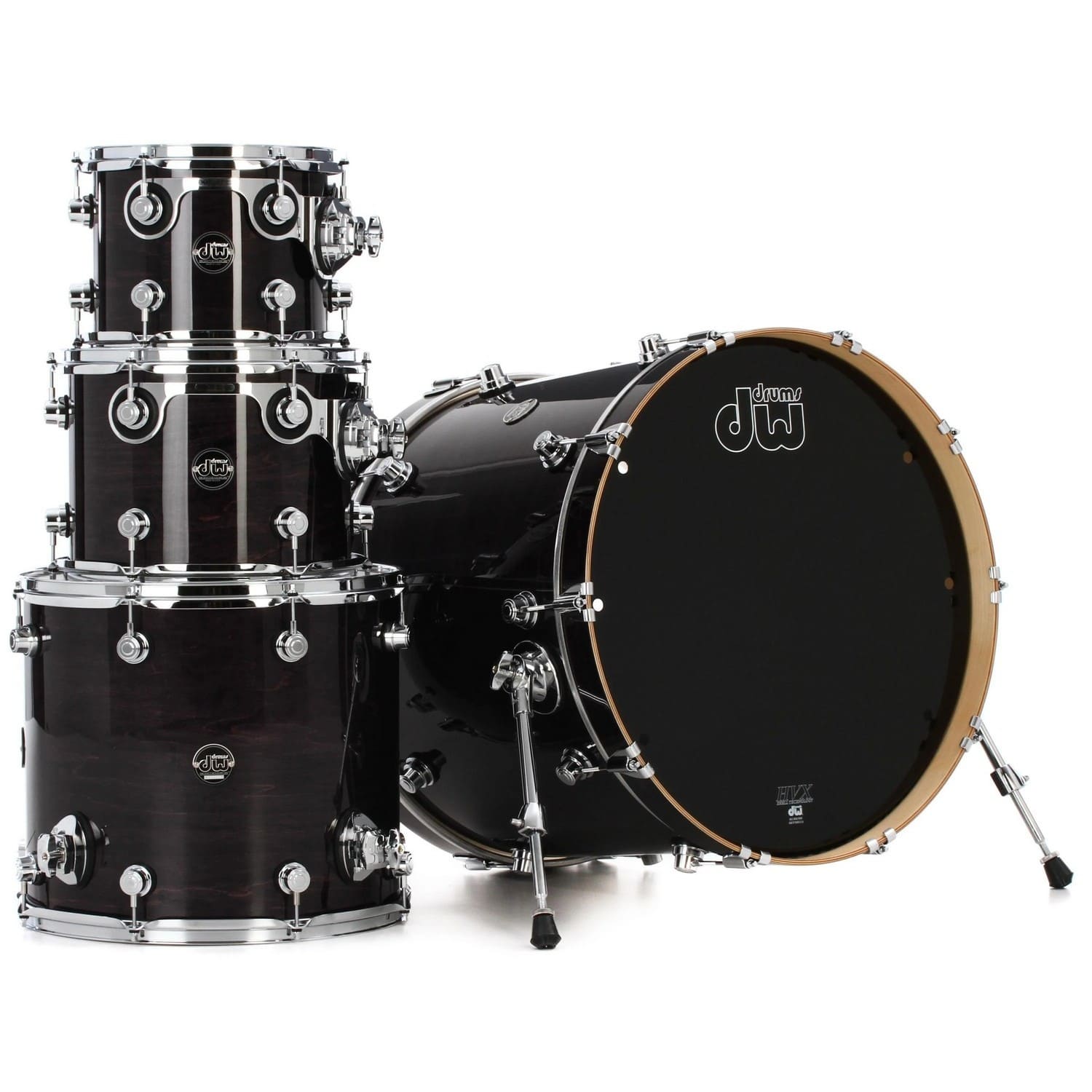 Ударная установка Drum Workshop PERFORMANCE LACQUER BK 20"-10"-12"-14"