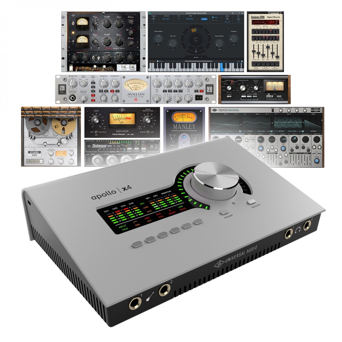 Аудиоинтерфейс Universal Audio Apollo x4 Gen2 Studio+