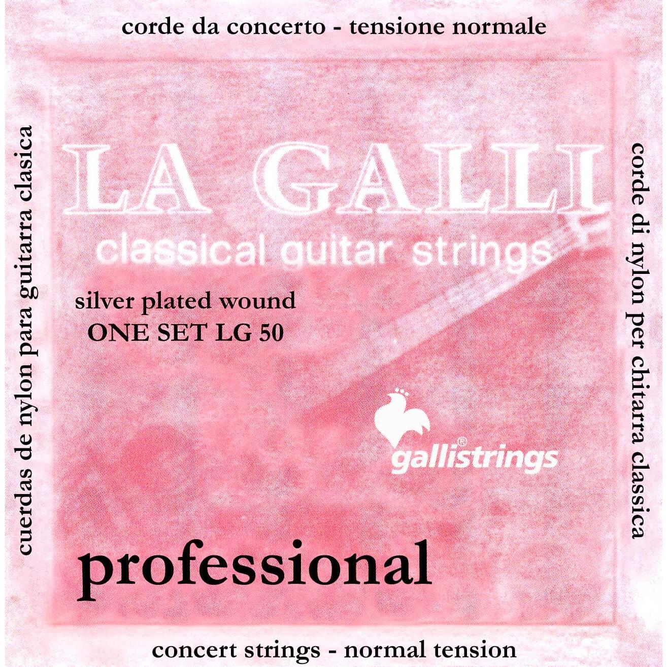 Струны для классической гитары GALLI LG50