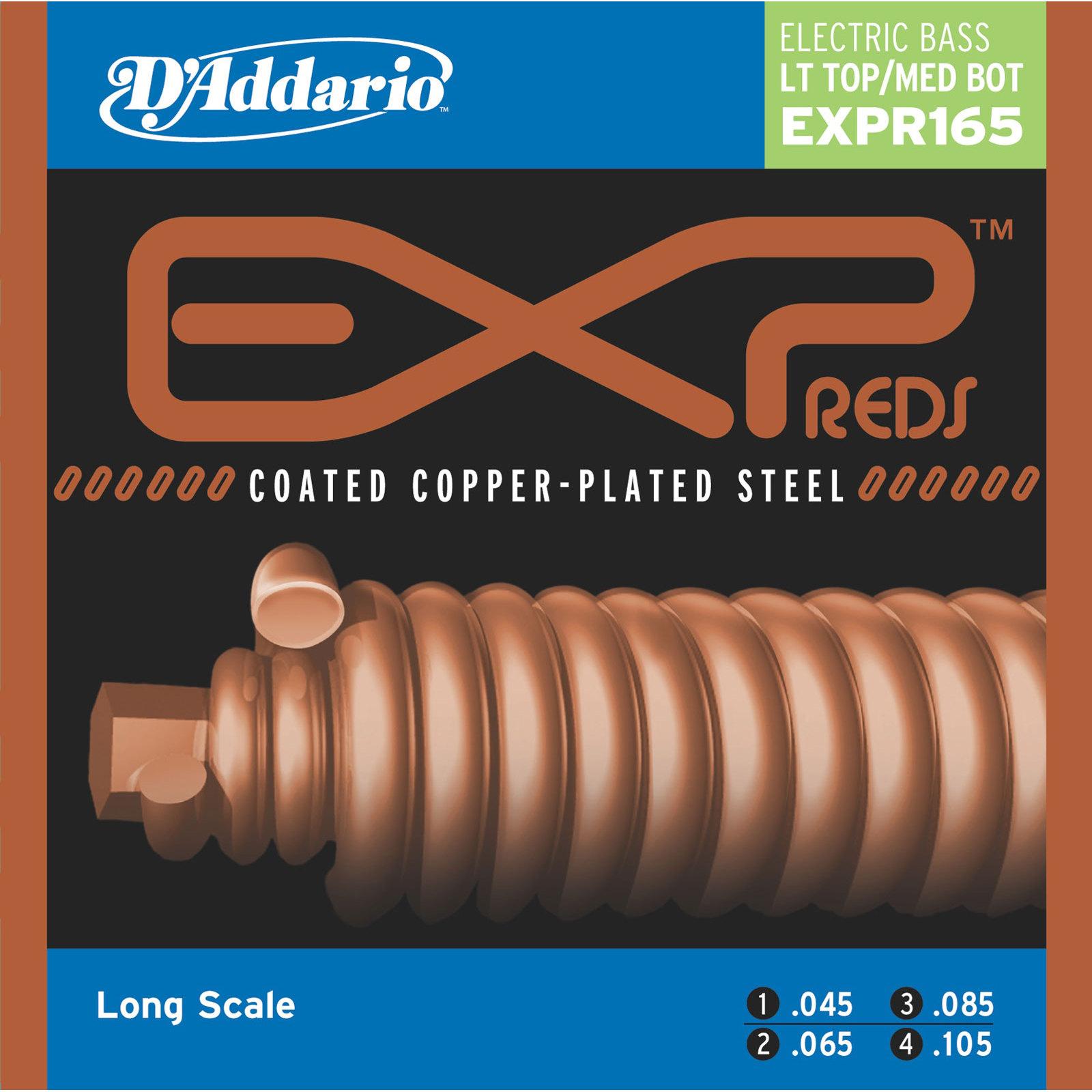 Струны для бас-гитары D'Addario EXPR165