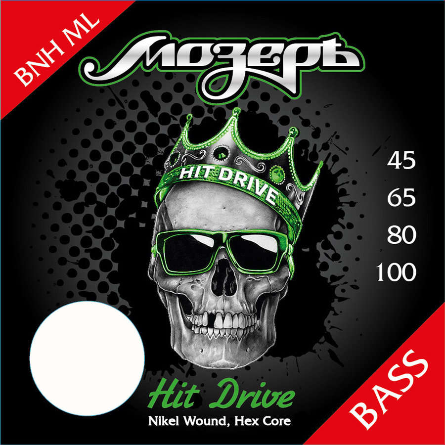 Струны для бас-гитары Мозеръ BNH-ML Hit Drive