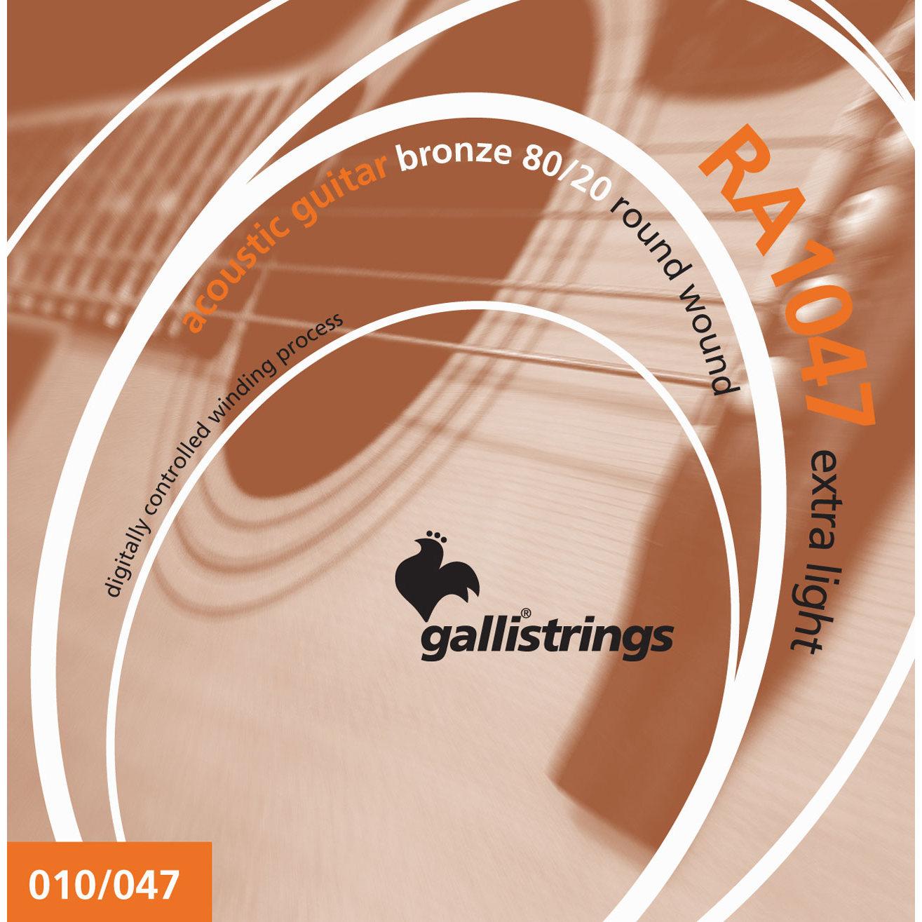 Струны для акустической гитары GALLI RA1047