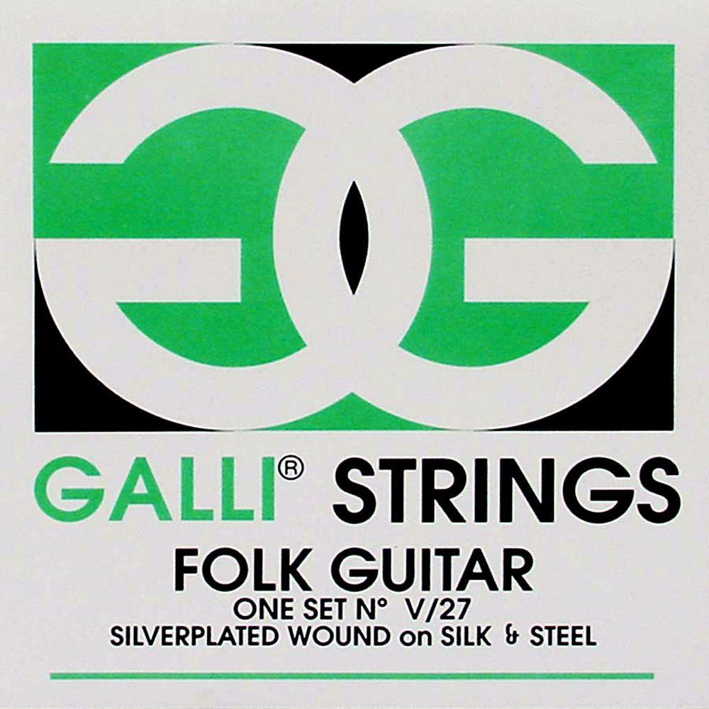 Струны для фолк гитары GALLI VO27